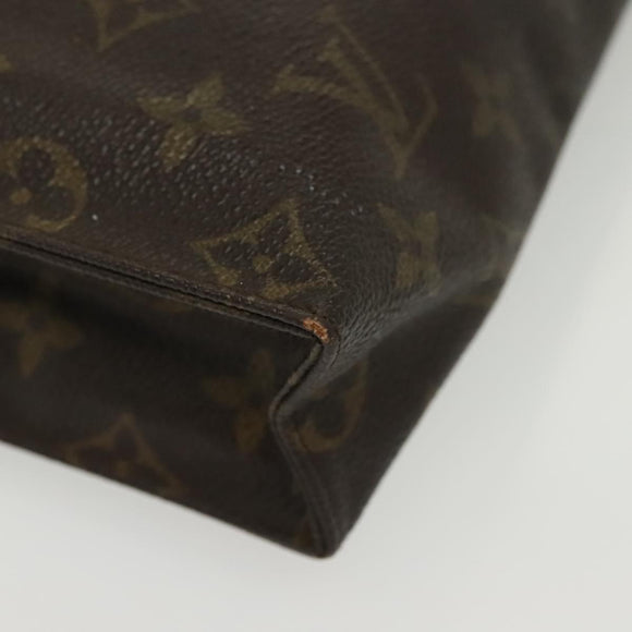 LOUIS VUITTON Monogram Poche Toilette 26 Pouch M47542 LV Auth 135138
