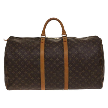 LOUIS VUITTON Monogram Keepall 60 Boston Bag M41422 LV Auth 135145 - 0