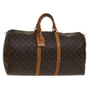 LOUIS VUITTON Monogram Keepall 55 Boston Bag M41424 LV Auth 135146-1