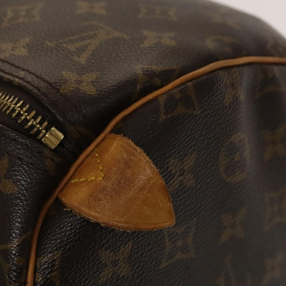 LOUIS VUITTON Monogram Keepall 55 Boston Bag M41424 LV Auth 135146