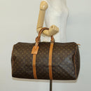 LOUIS VUITTON Monogram Keepall 55 Boston Bag M41424 LV Auth 135146-22