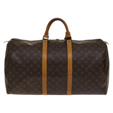 LOUIS VUITTON Monogram Keepall 55 Boston Bag M41424 LV Auth 135146 - 0