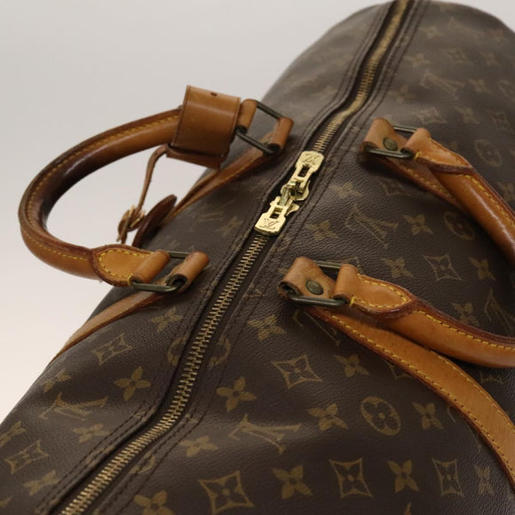 LOUIS VUITTON Monogram Keepall 55 Boston Bag M41424 LV Auth 135146