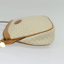 GUCCI Micro GG Supreme Shoulder Bag PVC Cream Gold Auth 135152-4