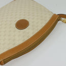 GUCCI Micro GG Supreme Shoulder Bag PVC Cream Gold Auth 135152-6
