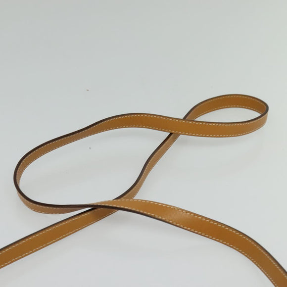 GUCCI Micro GG Supreme Shoulder Bag PVC Cream Gold Auth 135152