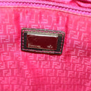 FENDI Zucca Canvas Tote Bag Black Brown Auth 135155-17