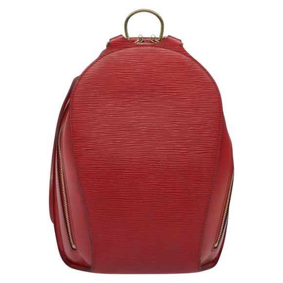 LOUIS VUITTON Epi Mabillon Backpack Castilian Red M52237 LV Auth 135157