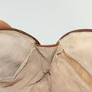 BOTTEGA VENETA INTRECCIATO Hand Bag Leather Brown Silver Auth 135158-20