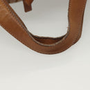 BOTTEGA VENETA INTRECCIATO Hand Bag Leather Brown Silver Auth 135158-7