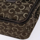CELINE C Macadam Canvas Hand Bag Brown Gold Auth 135161-14