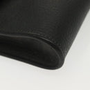 Christian Dior Shoulder Bag Leather Black Gold Auth 135165-9