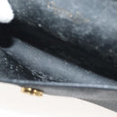 Christian Dior Shoulder Bag Leather Black Gold Auth 135165-12