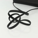 Christian Dior Shoulder Bag Leather Black Gold Auth 135165-7