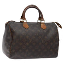 LOUIS VUITTON Monogram Speedy 30 Hand Bag M41526 LV Auth 135166-1