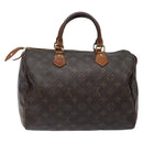LOUIS VUITTON Monogram Speedy 30 Hand Bag M41526 LV Auth 135166-2
