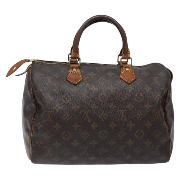 LOUIS VUITTON Monogram Speedy 30 Hand Bag M41526 LV Auth 135166