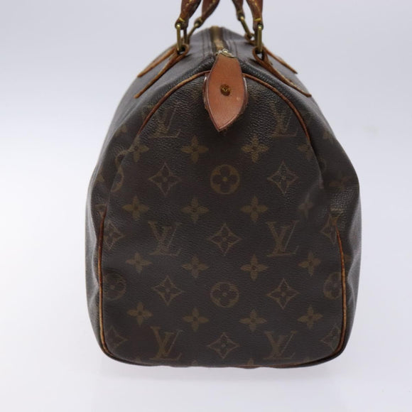LOUIS VUITTON Monogram Speedy 30 Hand Bag M41526 LV Auth 135166