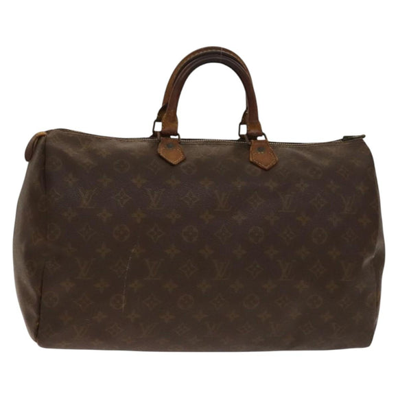 LOUIS VUITTON Monogram Speedy 40 Hand Bag M41522 LV Auth 135172