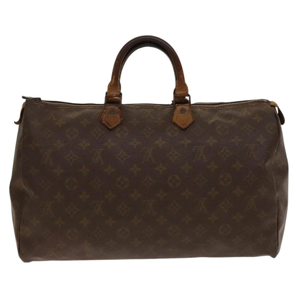 LOUIS VUITTON Monogram Speedy 40 Hand Bag M41522 LV Auth 135172