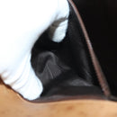 CELINE Macadam Canvas Shoulder Bag PVC Beige Gold Auth 135181-26