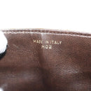 CELINE Macadam Canvas Shoulder Bag PVC Beige Gold Auth 135181-12