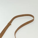 CELINE Macadam Canvas Shoulder Bag PVC Beige Gold Auth 135181-14