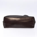 GUCCI Shoulder Bag Nylon Brown Silver 001 3017 Auth 135184-10