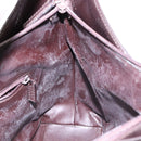 GUCCI Shoulder Bag Nylon Brown Silver 001 3017 Auth 135184-19