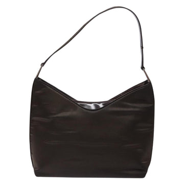 GUCCI Shoulder Bag Nylon Brown Silver 001 3017 Auth 135184 - 0