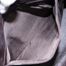 GUCCI Shoulder Bag Nylon Brown Silver 001 3017 Auth 135184-21