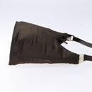 GUCCI Shoulder Bag Nylon Brown Silver 001 3017 Auth 135184-3