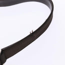 GUCCI Shoulder Bag Nylon Brown Silver 001 3017 Auth 135184-9