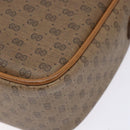 GUCCI Micro GG Supreme Shoulder Bag PVC Beige Gold 001 14 0412 Auth 135185-16