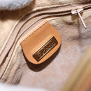 GUCCI Micro GG Supreme Shoulder Bag PVC Beige Gold 001 14 0412 Auth 135185-18