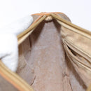 GUCCI Micro GG Supreme Shoulder Bag PVC Beige Gold 001 14 0412 Auth 135185-20