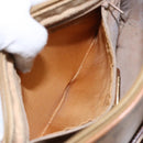 GUCCI Micro GG Supreme Shoulder Bag PVC Beige Gold 001 14 0412 Auth 135185-21