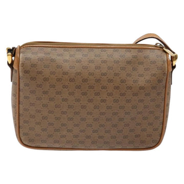 GUCCI Micro GG Supreme Shoulder Bag PVC Beige Gold 001 14 0412 Auth 135185 - 0