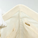 Salvatore Ferragamo Gancini Shoulder Bag Canvas Pink Gold Auth 135187-18