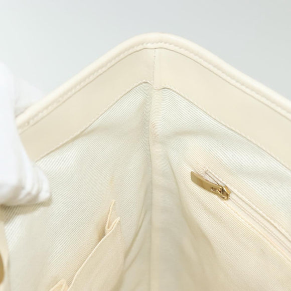 Salvatore Ferragamo Gancini Shoulder Bag Canvas Pink Gold Auth 135187