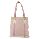 Salvatore Ferragamo Gancini Shoulder Bag Canvas Pink Gold Auth 135187-13