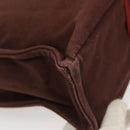 HERMES Fourre Tout MM Hand Bag Canvas Brown Auth 135190-12