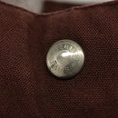 HERMES Fourre Tout MM Hand Bag Canvas Brown Auth 135190-14