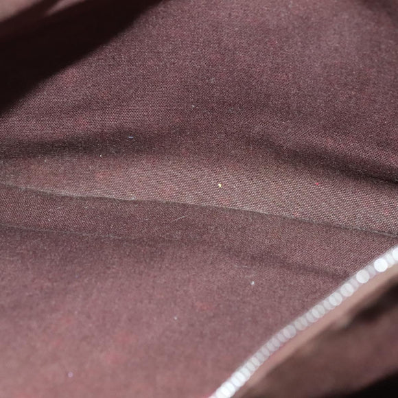 HERMES Fourre Tout MM Hand Bag Canvas Brown Auth 135190