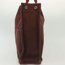 HERMES Fourre Tout MM Hand Bag Canvas Brown Auth 135190-5