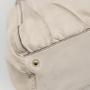 GUCCI Tote Bag Leather Ivory Gold 189835 Auth 135191-9