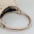 GUCCI Tote Bag Leather Ivory Gold 189835 Auth 135191-7