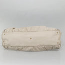 GUCCI Tote Bag Leather Ivory Gold 189835 Auth 135191-5