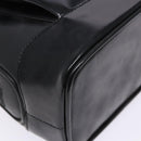 GUCCI Shoulder Bag Leather Black Gold 001 3444 1650 Auth 135195-11