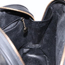 GUCCI Shoulder Bag Leather Black Gold 001 3444 1650 Auth 135195-18